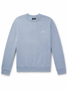 A.P.C. - Item Logo-Print Cotton-Blend Jersey Sweatshirt - Blue