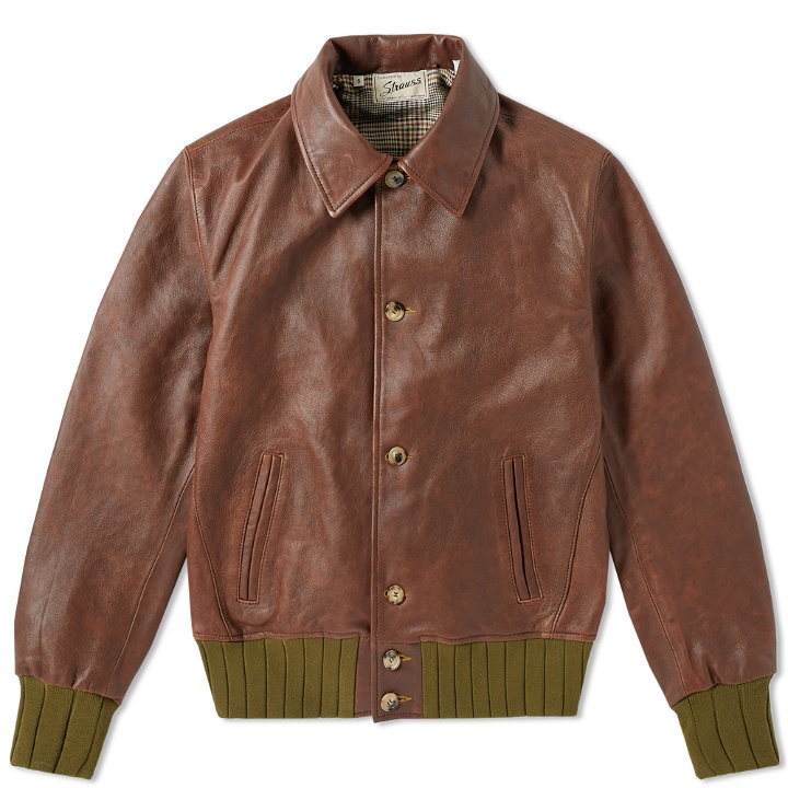 Photo: Levi's Vintage Clothing Strauss Leather Jacket