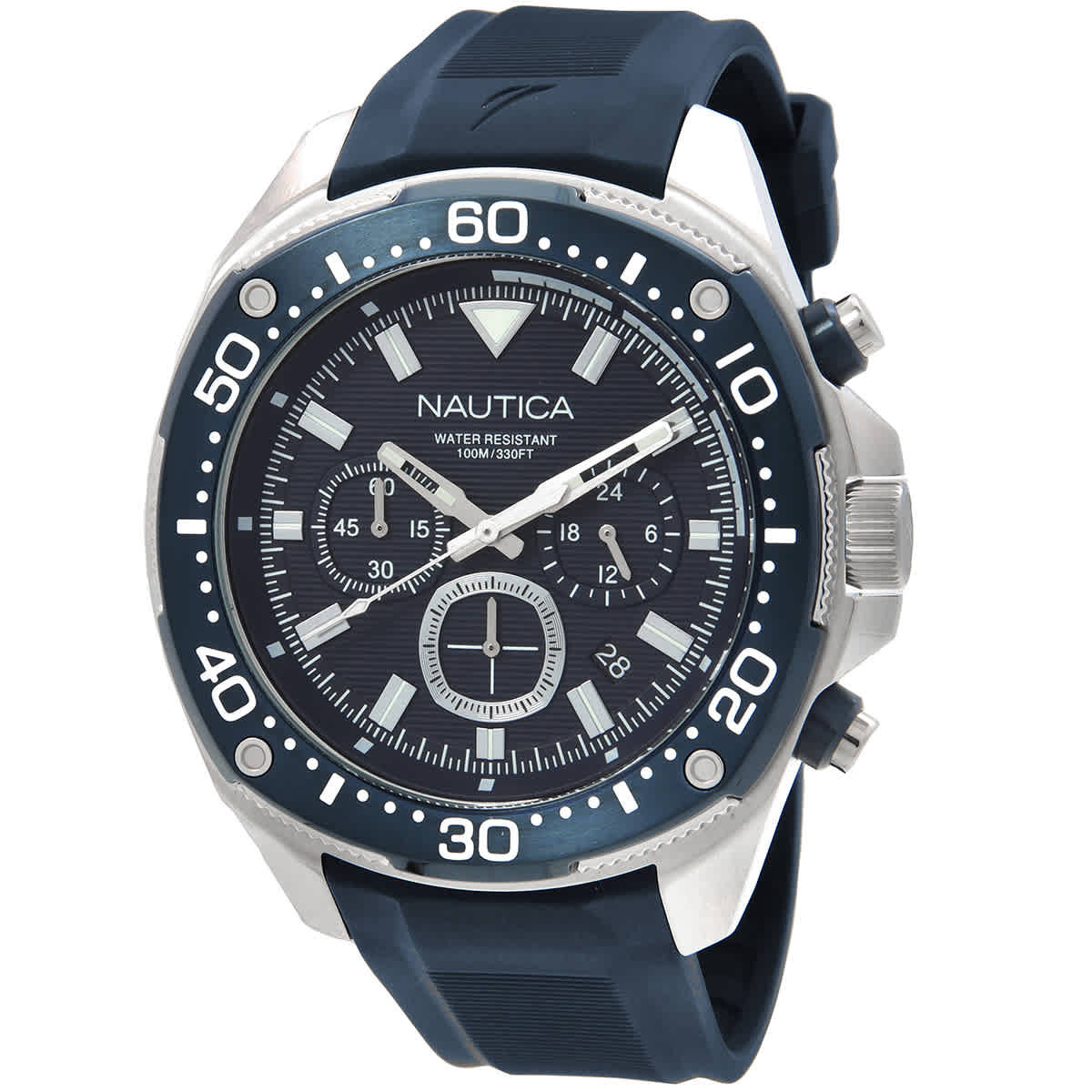 Nautica NCT Blue Sail Chronograph Quartz Blue Dial Mens Watch NAPBSF403