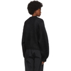 Fumito Ganryu Black Mohair Sweater