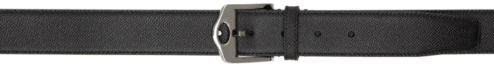 Photo: Burberry Black Leather Cut-Out Belt