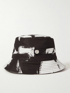 Alexander McQueen - Logo-Embroidered Printed Twill Bucket Hat - White