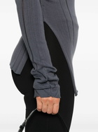 Jade Cropper Slit Top