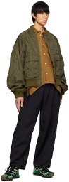 F/CE.® Khaki Embossed Bomber Jacket