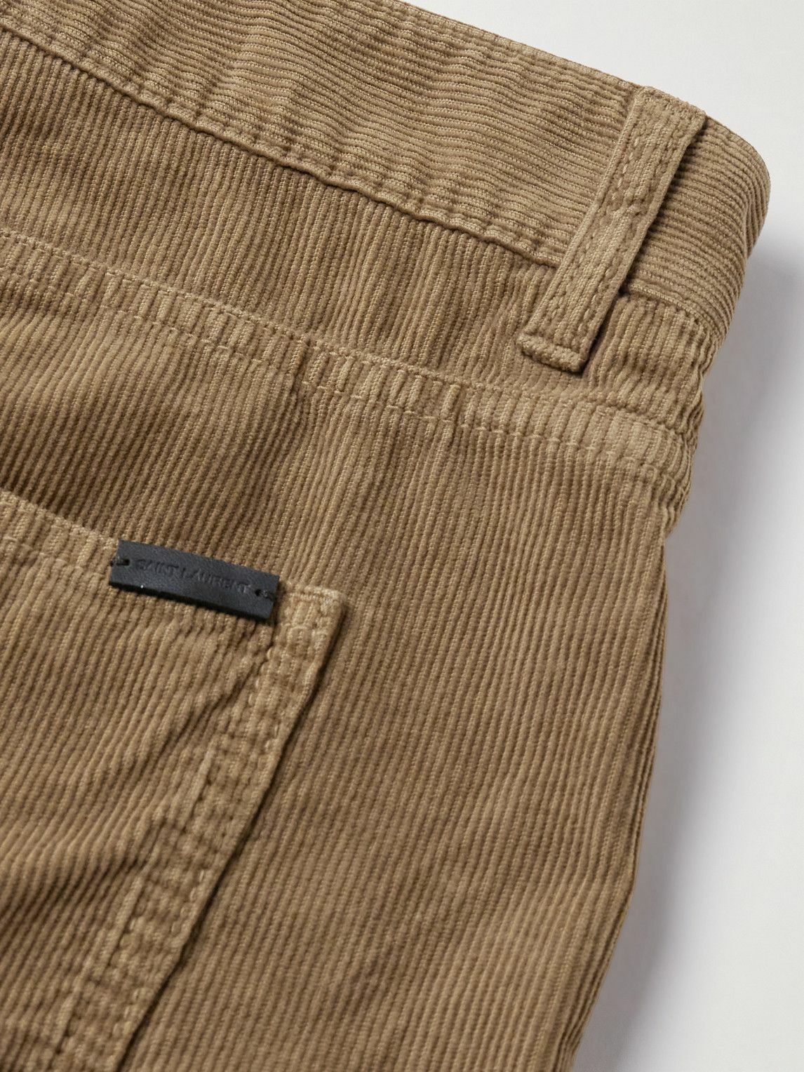SAINT LAURENT - Straight-Leg Cotton-Corduroy Trousers