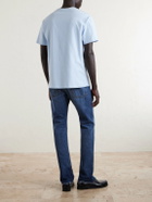 Givenchy - Logo-Appliquéd Cotton-Jersey T-Shirt - Blue