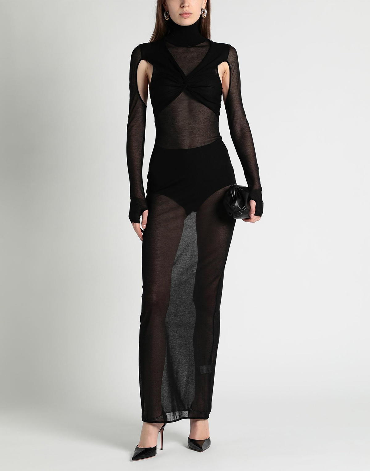 Andreādamo Womens Maxi dress in Black