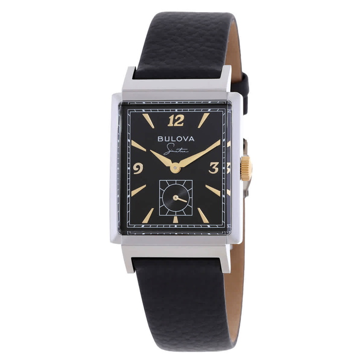 Photo: Bulova My Way Quartz Black Dial Mens Watch 98A261
