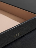 Smythson - Panama Cross-Grain Leather Paper Tray