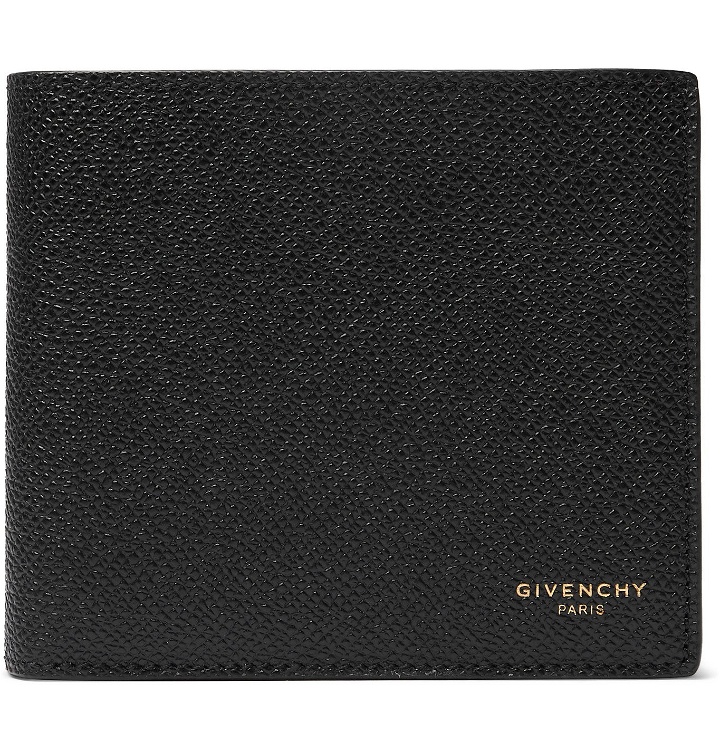 Photo: GIVENCHY - Pebble-Grain Leather Billfold Wallet - Black