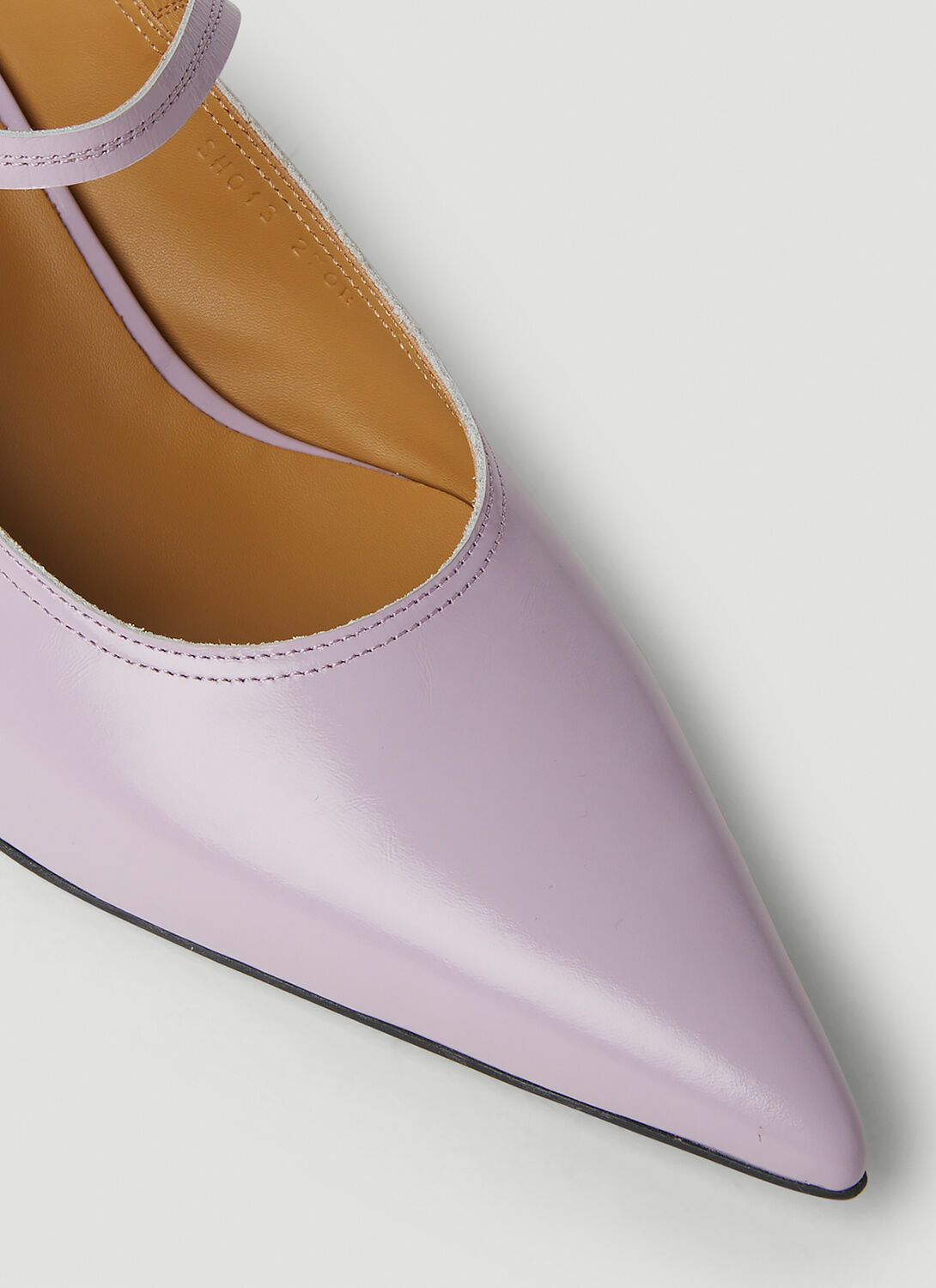 Reike Nen Pointed Mary Jane Kitten Heel Mules