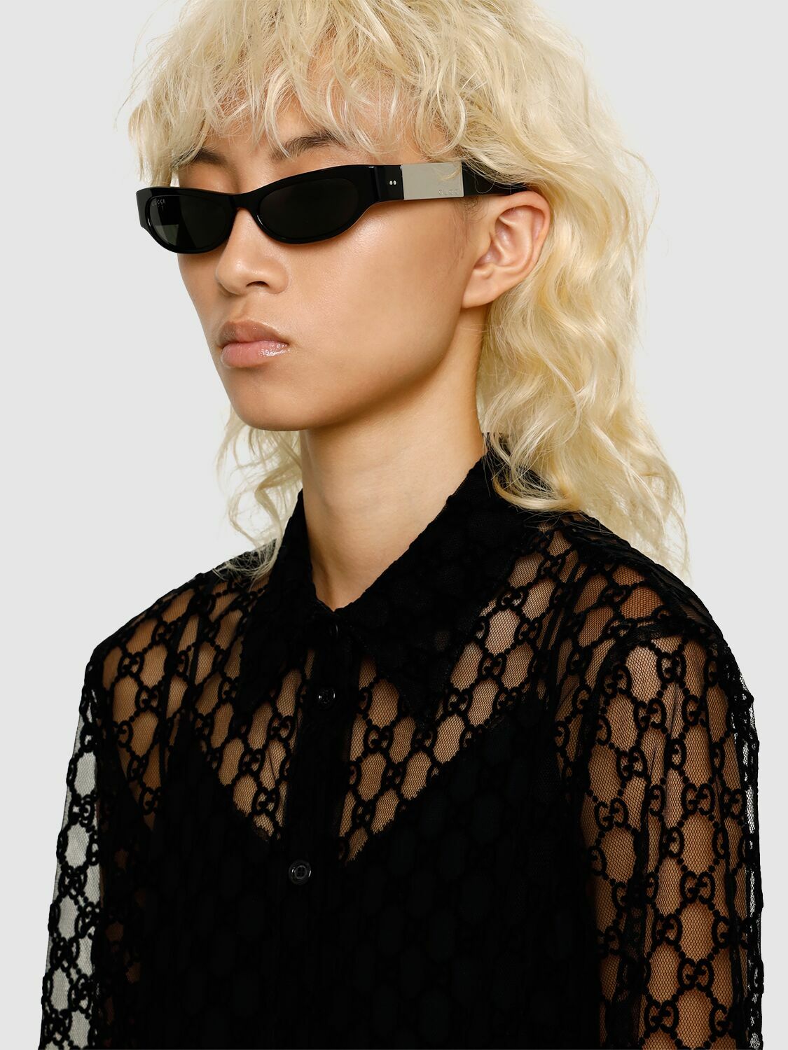 GUCCI - Gg1635s Cat-eye Acetate Sunglasses Gucci display picture 3