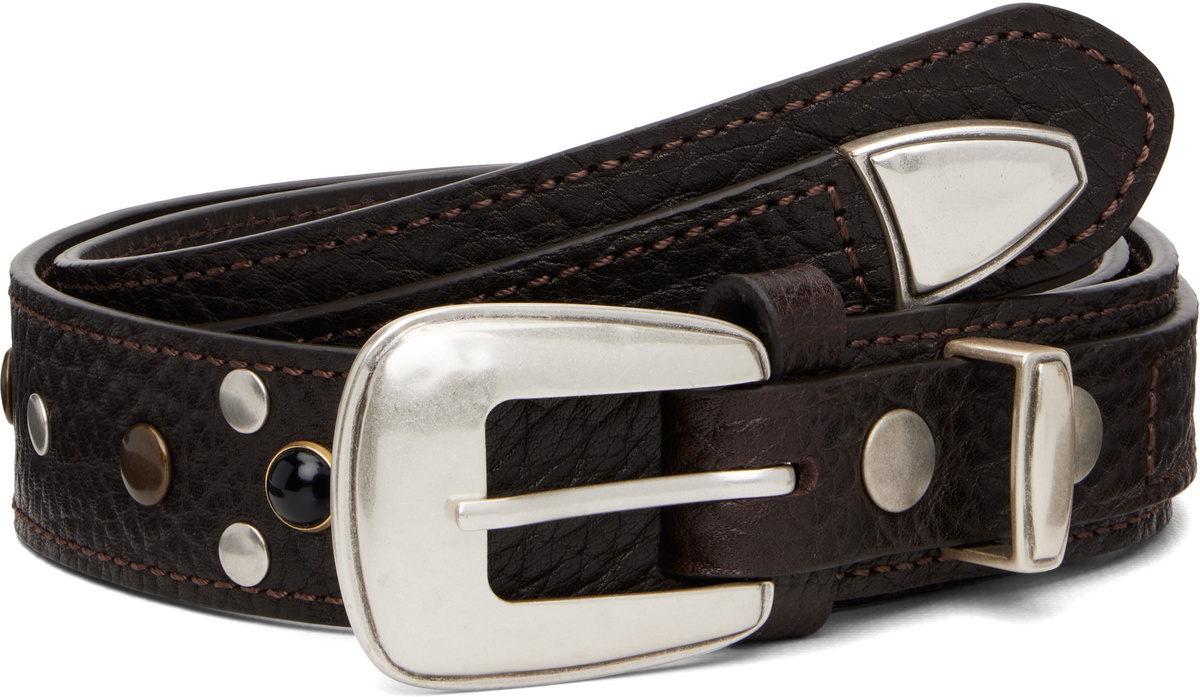 LEMAIRE Black Reversed 30 Belt Lemaire
