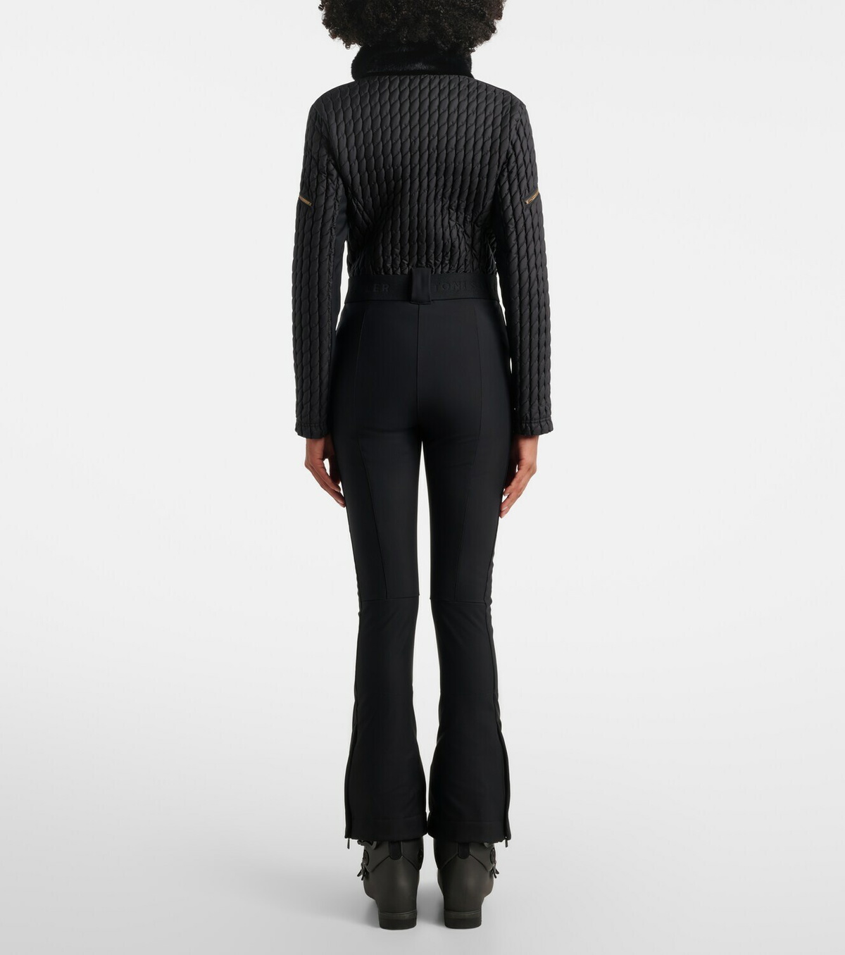 Toni Sailer Livette teddy-trimmed ski suit