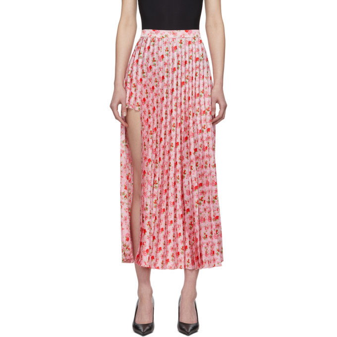 VETEMENTS Pink Plisse Skirt Vetements
