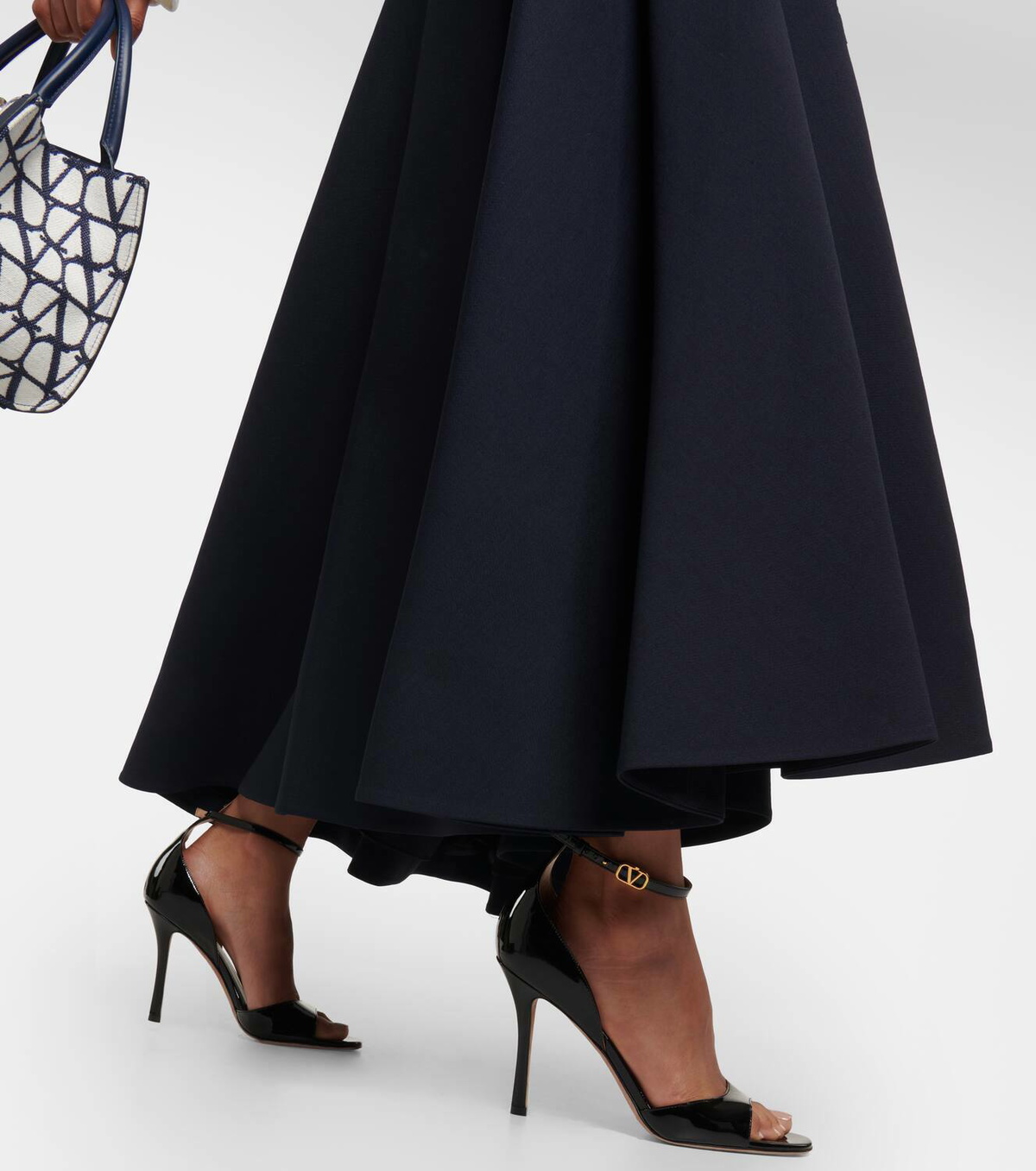 Valentino Crêpe Couture A-line midi skirt Valentino