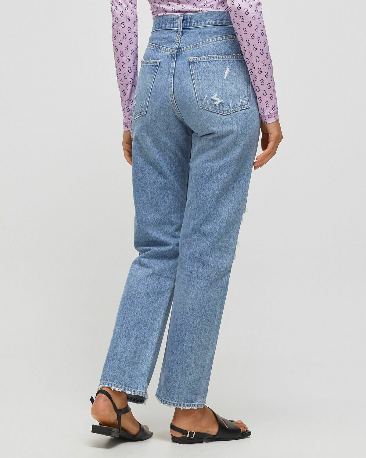 Agolde Wmns 90 s Jean In Fall Out Blue Womens Jeans AGOLDE