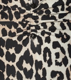 Ganni - Leopard-print swimsuit