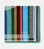 Versace Home Striped cotton terry towel