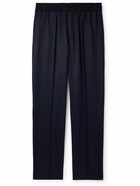 A.P.C. - Pieter Straight-Leg Pleated Wool Trousers - Blue