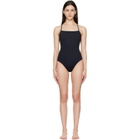 Loulou de Saison Black Itak LDS Criss-Crossing Straps Swimsuit