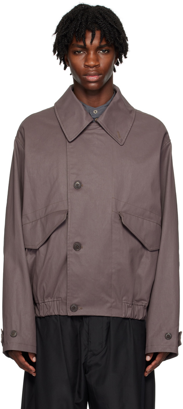 LEMAIRE Purple Boxy Jacket Lemaire
