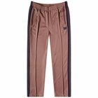 Needles Men's Poly Smooth Narrow Track Pant in Taupe