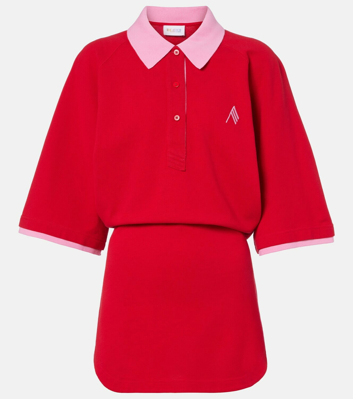 The Attico Cotton polo dress