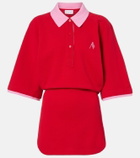The Attico Cotton polo dress