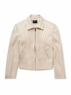 Enfants Riches Déprimés - Violator Slim-Fit Distressed Leather Jacket - Neutrals
