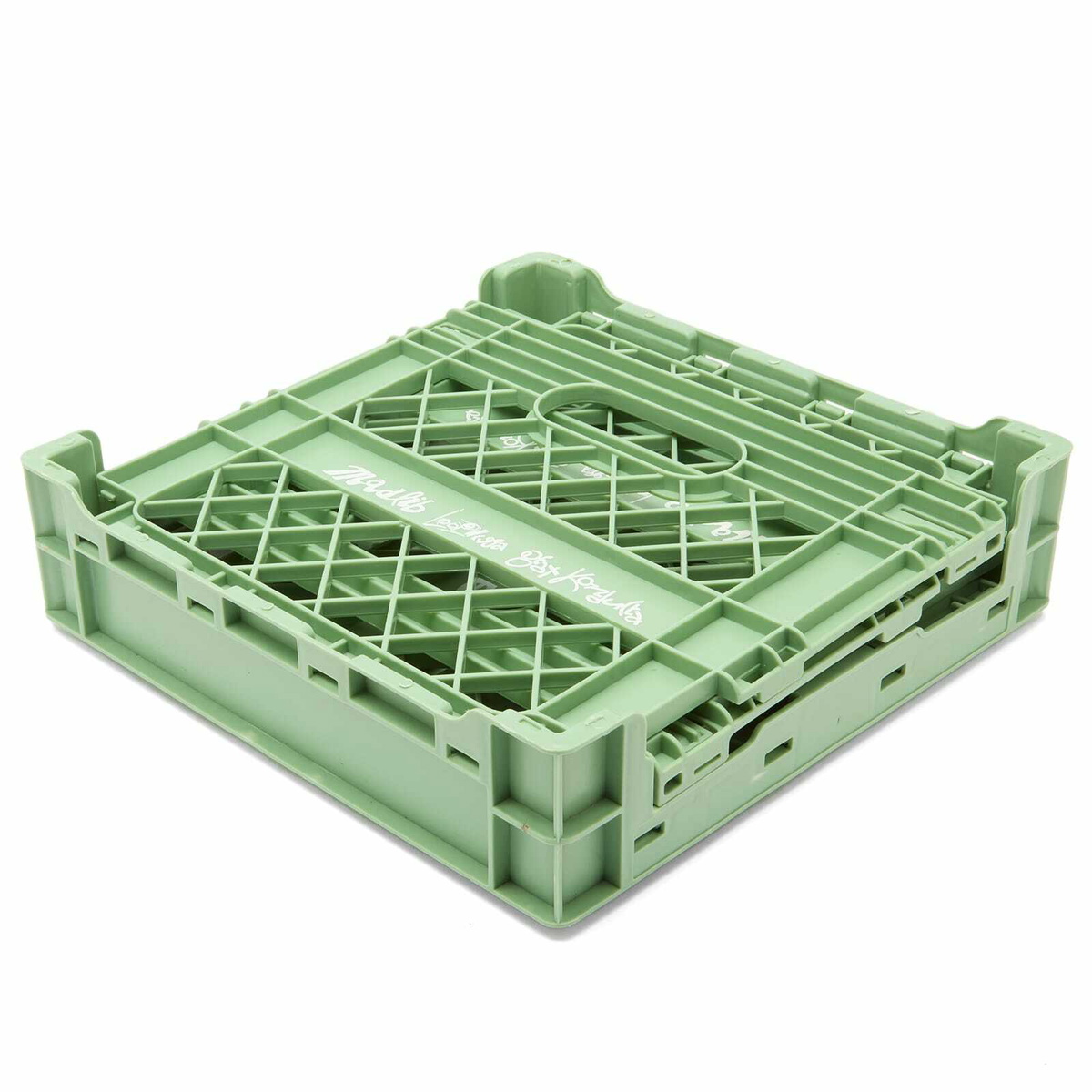 Butter Goods Men's Collapsable Record Crate in Sage 