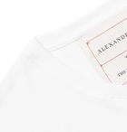 Alexander McQueen - Printed Cotton-Jersey T-Shirt - Men - White