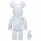 END. x Medicom Be@rbrick in White 100%/400 %