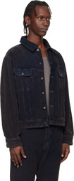 Studio Nicholson Navy Aaron Levine Edition Derby Corduroy Jacket