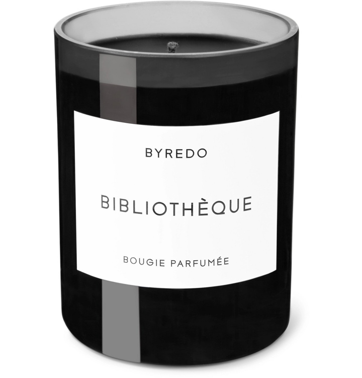 Photo: Byredo - Bibliothèque Scented Candle, 240g - Black