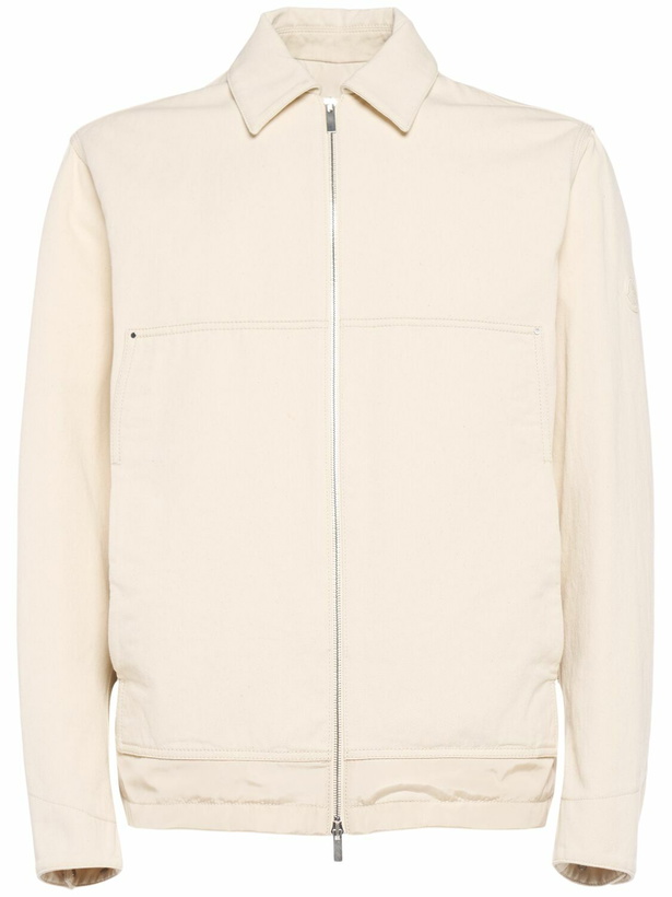 Photo: MONCLER Ormoy Cotton Denim Down Jacket