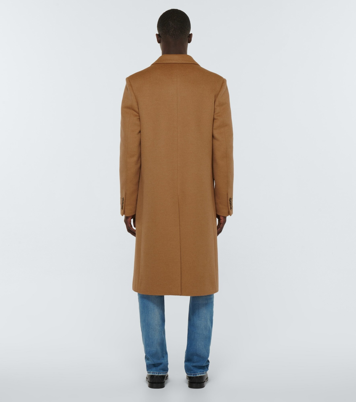 Gucci - Single-breasted camel wool coat Gucci