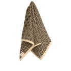 Baina Torrens Hand Towel in Sand/Noir 