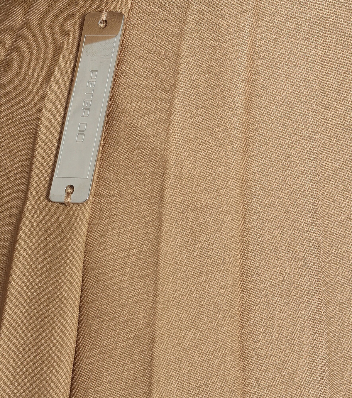 Peter Do - High-rise stretch-crêpe midi skirt