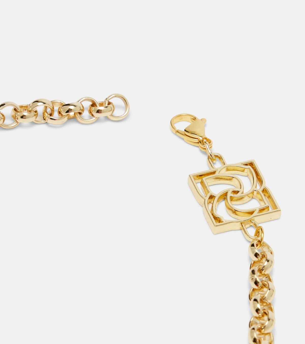 Magda Butrym Crochet floral-appliqué gold-plated necklace