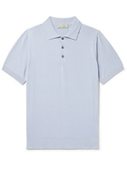 Canali - Cotton Polo Shirt - Blue