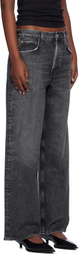 AGOLDE Gray Low Slung Baggy 30.5 Jeans