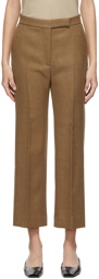 TOTEME Brown Kick Trousers