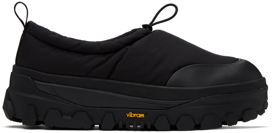 AMOMENTO Black Padded Sneakers