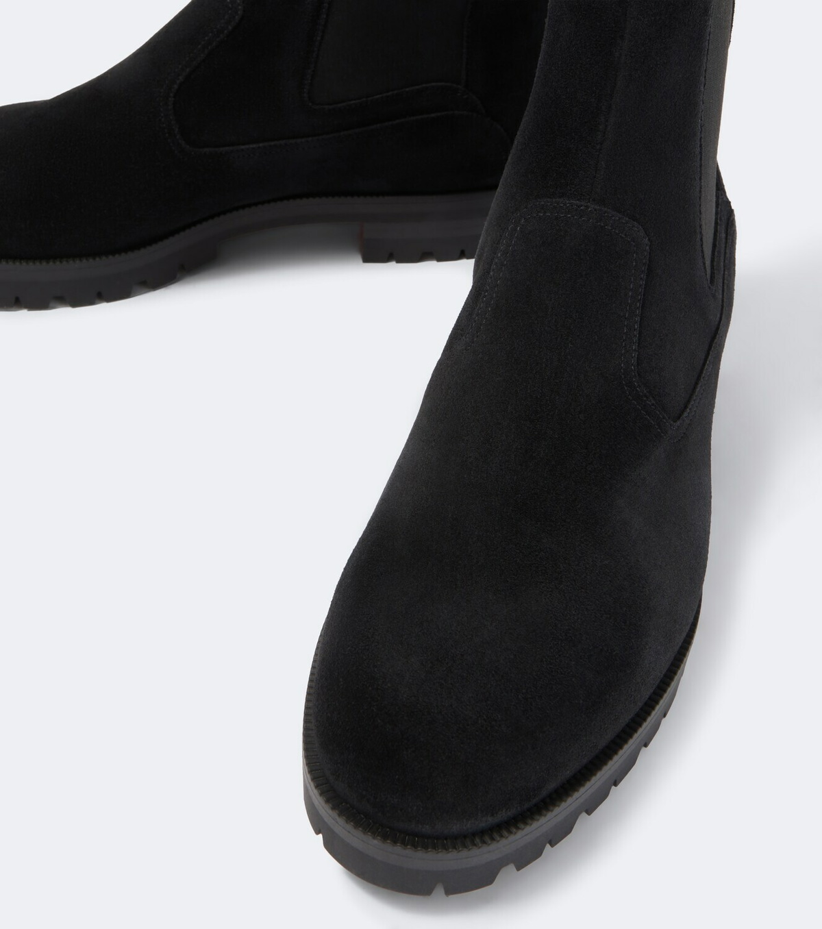 Christian Louboutin Cavernos suede Chelsea boots
