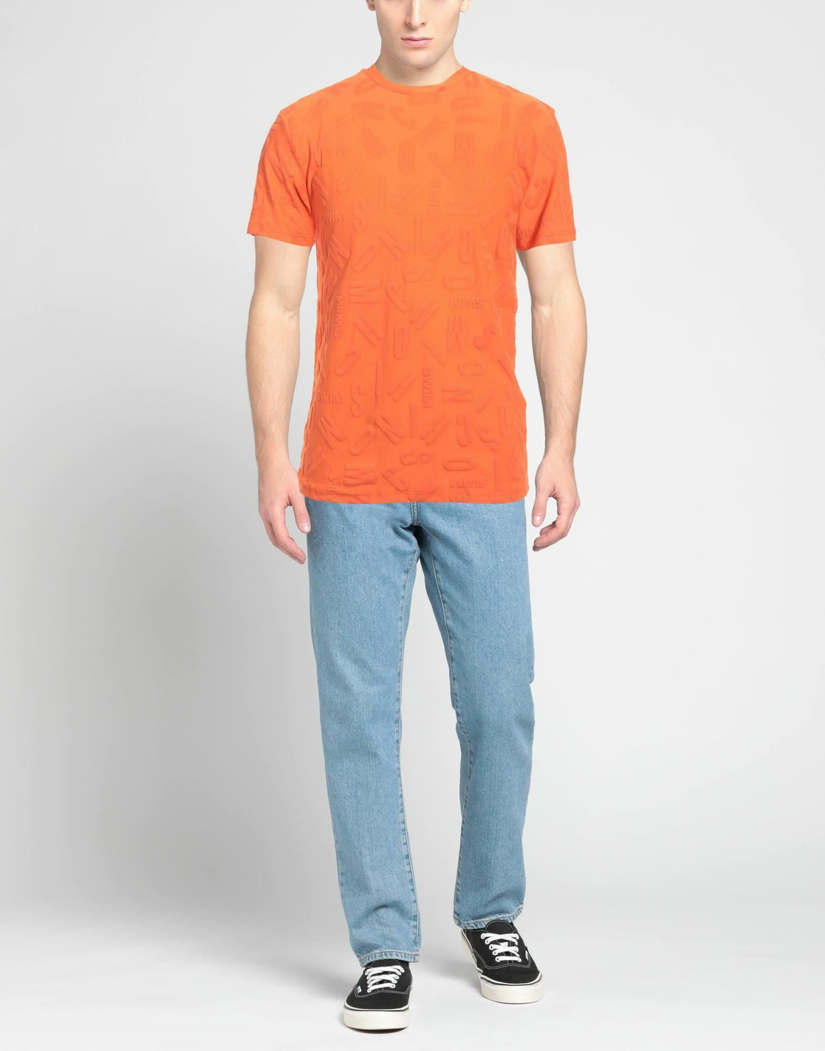 Moschino Mens T-shirt in Orange
