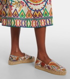 Etro Paisley canvas espadrilles