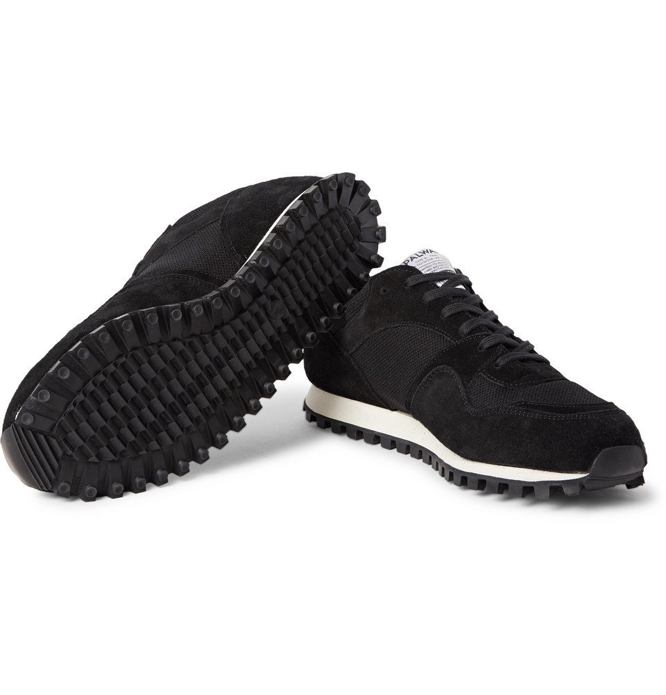 Spalwart - Marathon Trail Suede and Mesh Sneakers - Men - Black