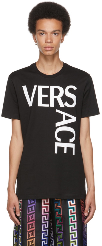 Photo: Versace Black Logo T-Shirt