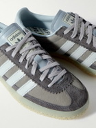 adidas Originals - Roelee SPZL Suede and Leather-Trimmed Nubuck Sneakers - Gray